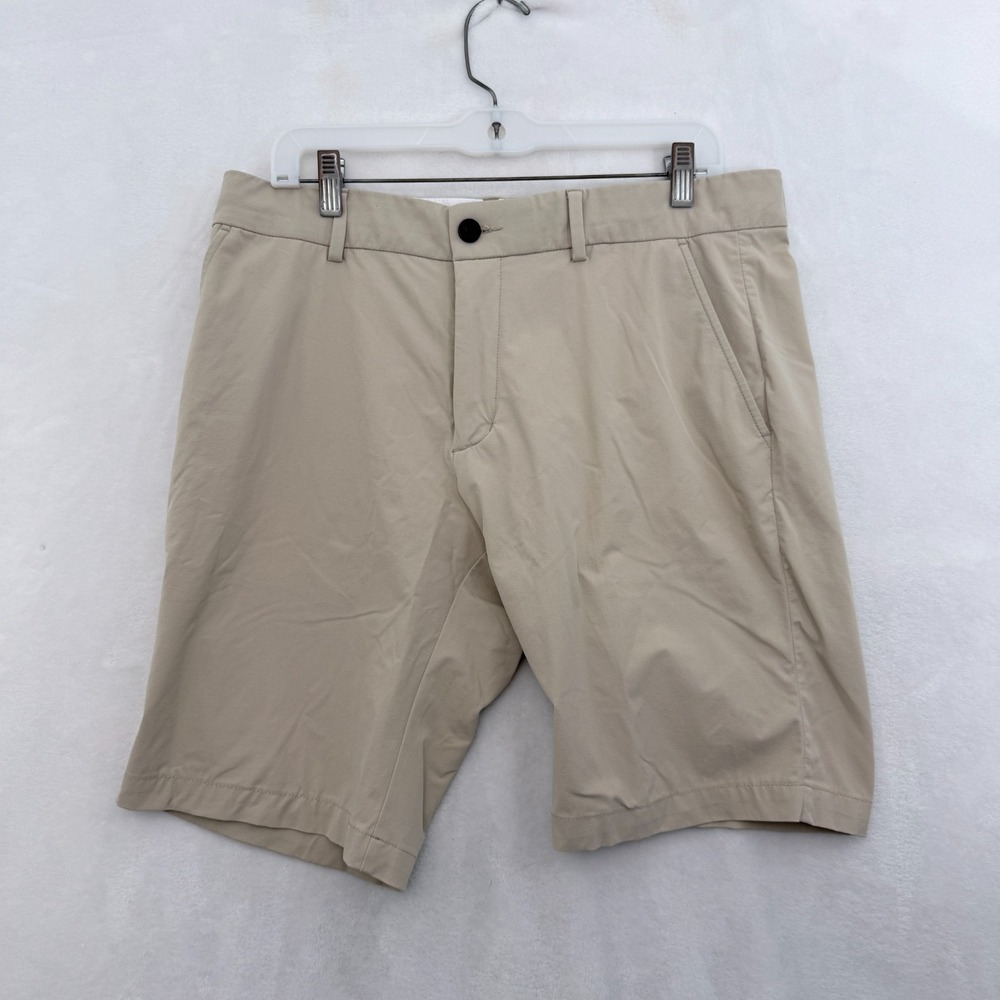 Kjus Shorts Mens 35 Beige Golf Performance Regular Fit Stretch